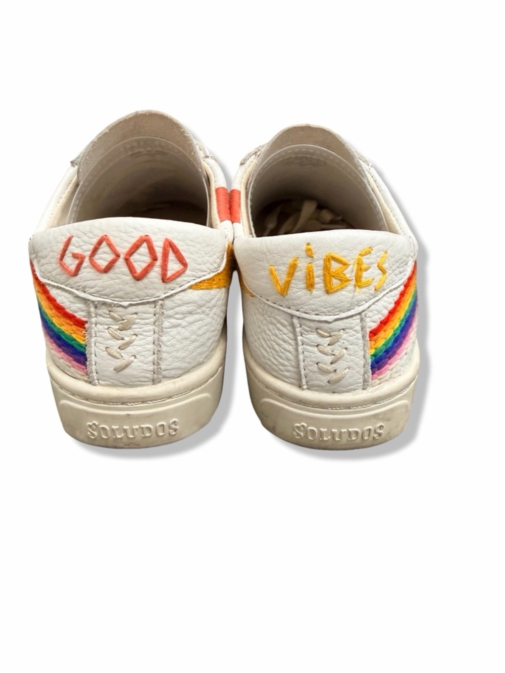 Soludos Rainbow Wave Sneaker Size 7 - Picture 4 of 11